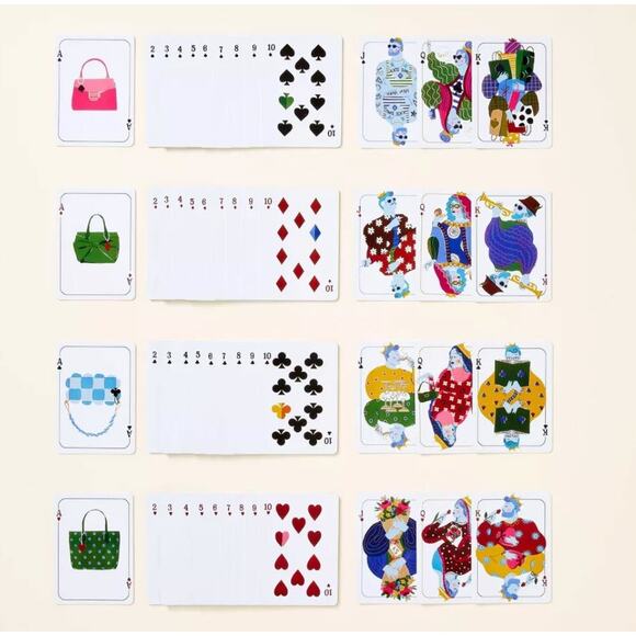 Kate Spade New York x Target Waterproof Deck of Cards Green - NEW - Picture 5 of 6